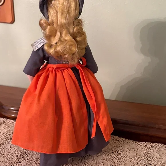 Madame Alexander Doll with Orange and Black Dress - Picture 3 of 3